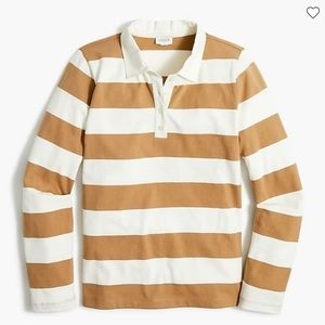 J. Crew Factory Rugby Stripe Polo Shirt
